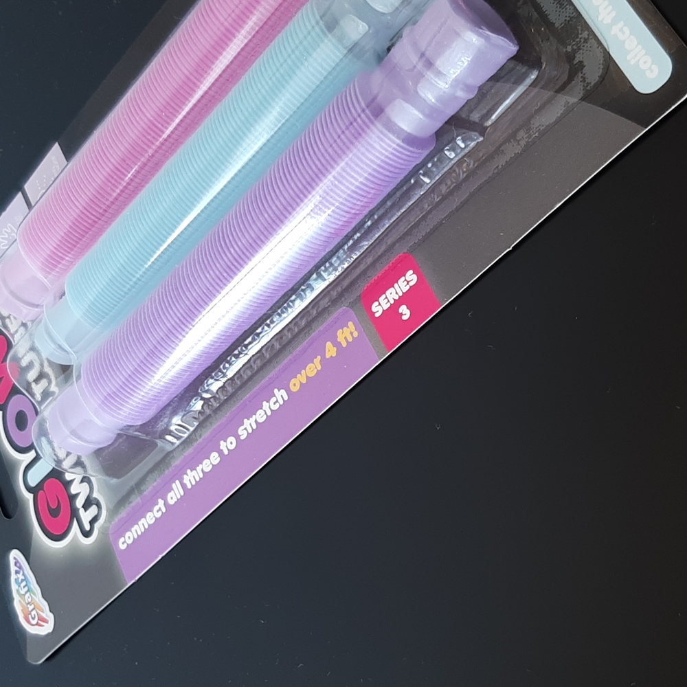 Twisti Tubes Pop Tube Sensory Fidget Toy Grafix 3-count - Picture 4 of 6